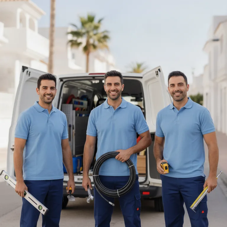 Instalación de Piscinas equipo en Mijas